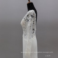 China Luxury Bling Christian Wedding Gown bridal dress white long sleeve